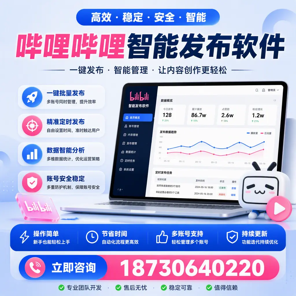 如何在 贺州 制定有效的哔哩哔哩智能发布策略